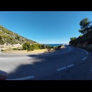 Die Straße südlich von Barcelona ist kurvenreich und bescherte uns noch einige Höhenmeter